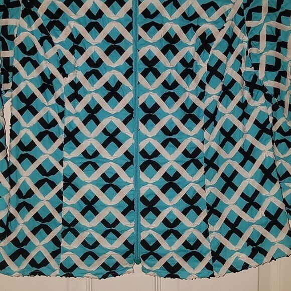 Rafael turquoise white black jacket 
Sz 6 - Picture 2 of 6